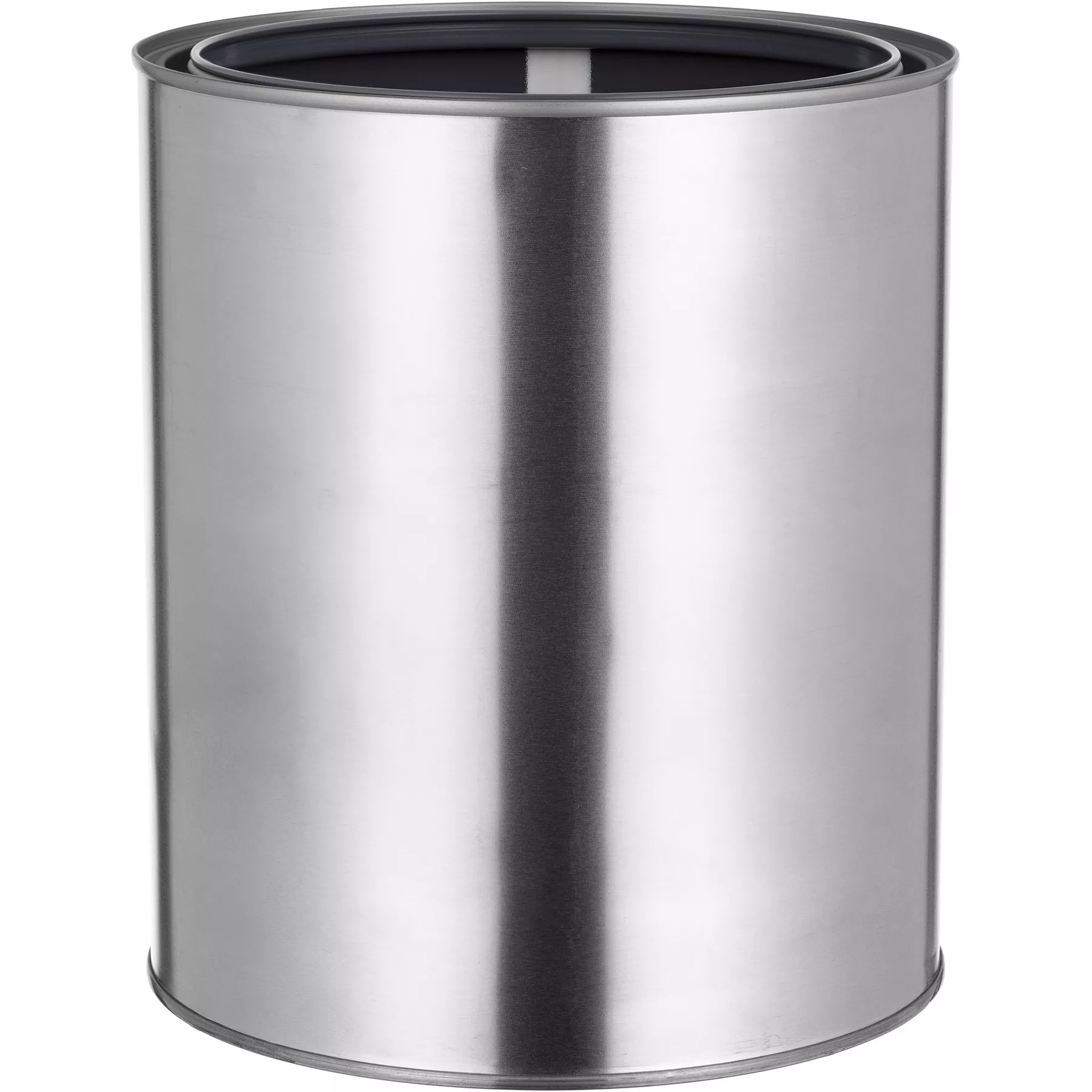 1 Gallon Metal Paint Can, Gray Epoxy Phenolic Lined, 7.688" H (Bulk Pack)