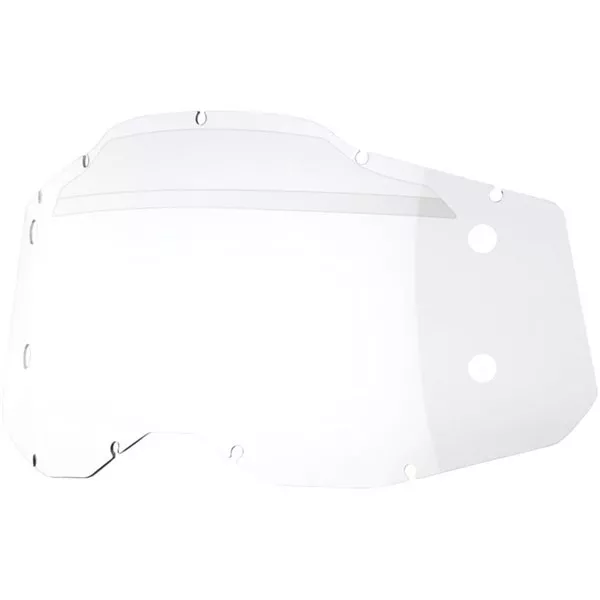 100 Percent Accuri 2 / Racecraft 2 / Strata 2 Forecast Roll-Off Replacement Goggle Lens With Sonic Bumps