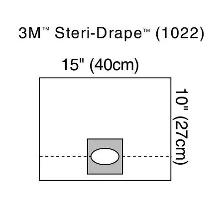3M Steri-Drape EENT Refractive Drape (80/Case)