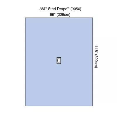 3M Steri-Drape General Surgery Adhesive Aperture Drape (20/Box)