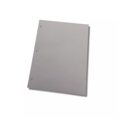 Cleanroom Paper - 3 Hole Punched, 8.5"x 11", Autoclavable, White, 22#, 250 Sheets/Pack - 10 Packs/Case, LT-7177WE-8A-03