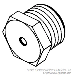 RPI PCN072 Main Valve Nut