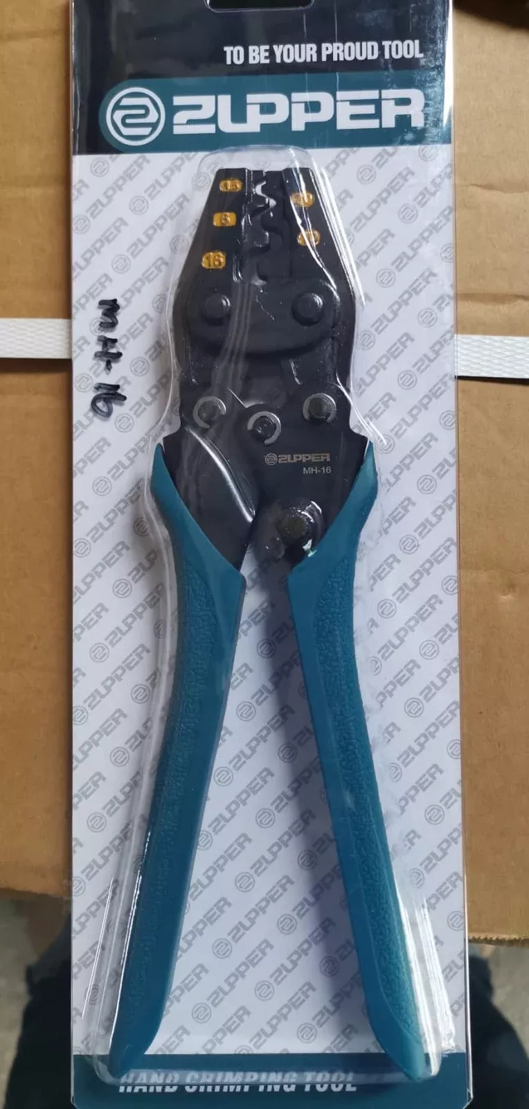 Zupper Hand Crimping Tool 1.25-16Mm2 #Mh-16 | Model : ZUPPER-MH16