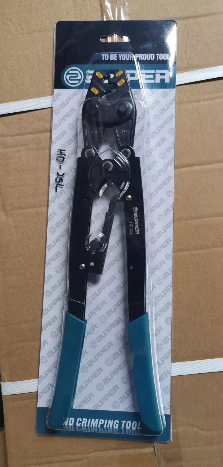 Zupper Hand Indent Crimping Tool 5.5-25Mm2 #Hd-25L | Model : ZUPPER-HD25L